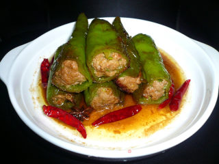 Hot Pepper Stuffed Meat recipe