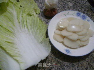 Chinese Cabbage Fried Rice Cake recipe