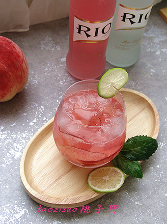 Peach Ice Drink recipe