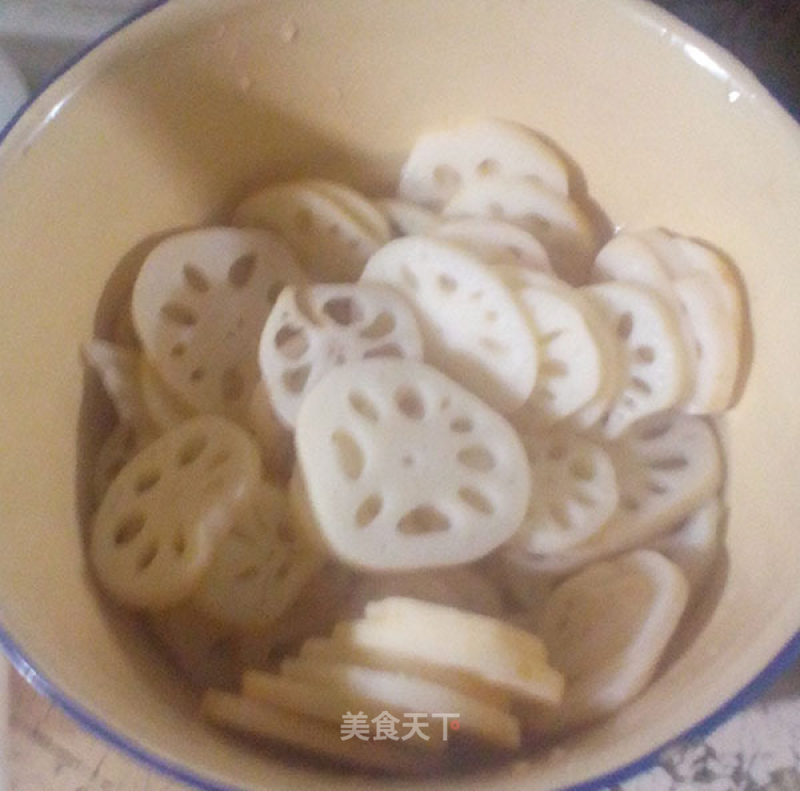 Cold Lotus Root Slices _ How to Make Cold Lotus Root Slices [picture] recipe