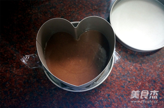 Two-tone Chocolate Sweetheart Mousse recipe