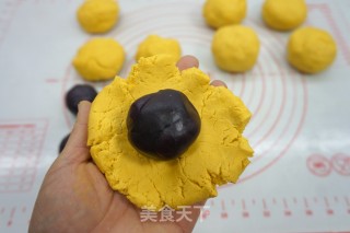 Pumpkin Purple Sweet Potato Glutinous Rice Cake recipe