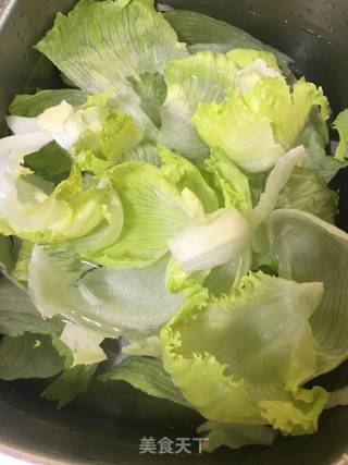 Lettuce in Oyster Sauce recipe