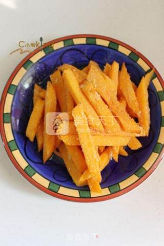 Baked Pumpkin with Salted Egg Yolk recipe