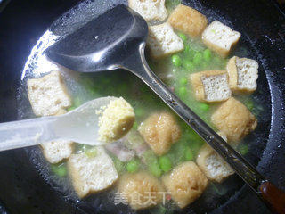 Bacon Oil Tofu Edamame Soup recipe