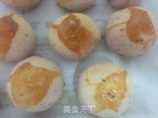 #the 4th Baking Contest Cum is Love to Eat Festival#purple Sweet Potato Pork Floss recipe