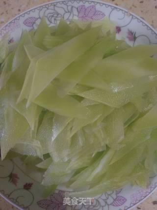 Garlic Green Bamboo Shoots recipe