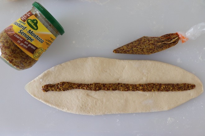 French Mustard Seed Sausage Bread recipe