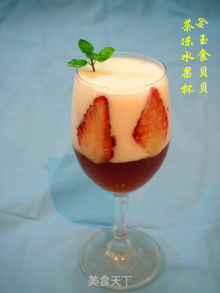 Tea Jelly Fruit Cup-strawberry Time 1 recipe