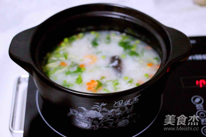 Seafood and Vegetable Congee recipe