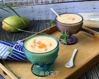 Mango Milk Sago recipe