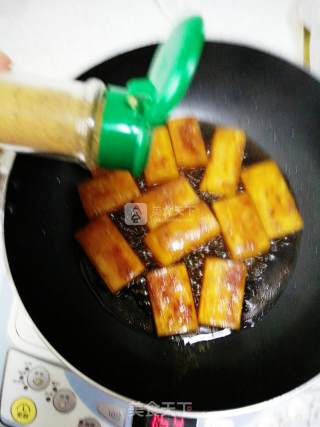 Pan-fried Soy Sauce Rice Cake recipe