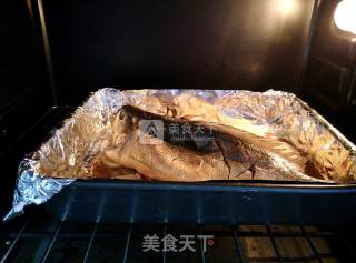 #aca烤明星大赛# Grilled Whole Fish with Spicy Tempeh recipe