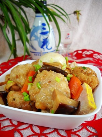 Braised Sanxian with Mushroom and Huangpi Sanxian recipe