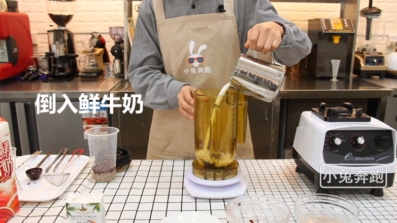 Bunny Running Milk Tea Tutorial: Hi Tea Winter Hot Drink Purple Rice Bobo recipe