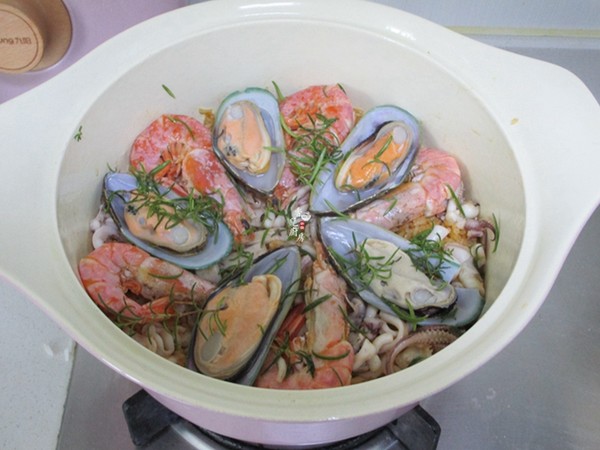 Seafood Rice recipe