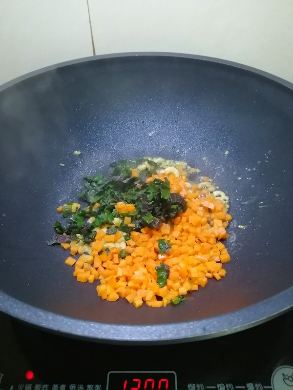 Breakfast in Three Minutes~~shrimp Fried Rice recipe