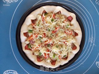 European Style Pleurotus and Bacon Pizza recipe