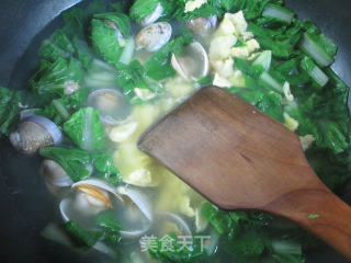 Eggs, Clams and Cabbage Soup recipe