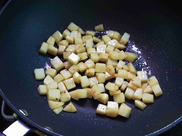 Bacon and Potato Braised Rice recipe