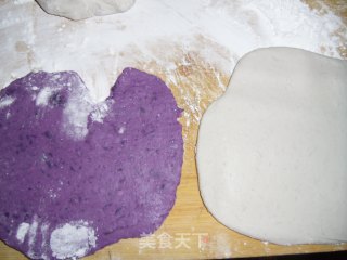 Purple Sweet Potato Taro Balls recipe