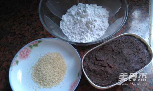 Sesame Glutinous Rice Ball recipe