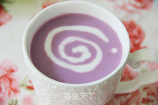 Purple Potato Milkshake-rich in Dietary Fiber-anti-cancer, Detoxification, Laxative Weight Loss recipe