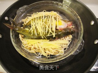 Steamed Fish with Chopped Pepper and Dried Bean Curd recipe