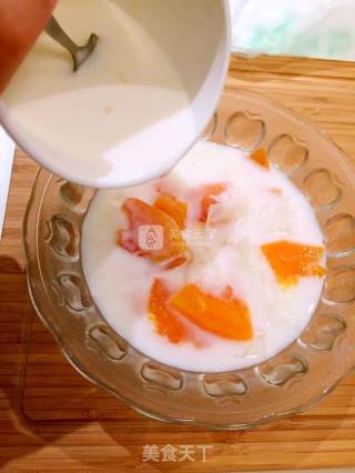 Papaya Coconut Milk Cream recipe