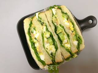 Tuna and Egg Double Sandwich recipe