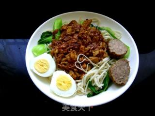 Enoki Mushroom Fried Noodle recipe