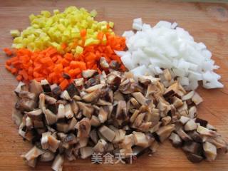 Steamed Tofu with Shiitake Mushrooms and Minced Meat recipe