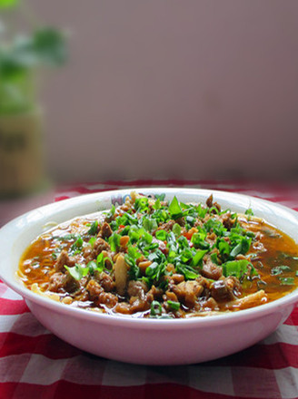 Minced Meat Enoki Mushroom recipe