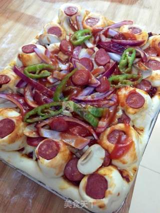 Grilled Sausage Cheese Pizza recipe