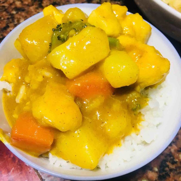 Curry Potato Chicken recipe