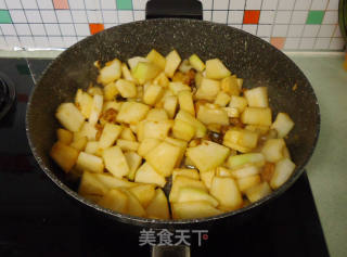 Braised Winter Melon with Sea Cucumber and Scallops recipe