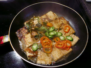 Braised Tofu with Fish Sauce and Chives recipe