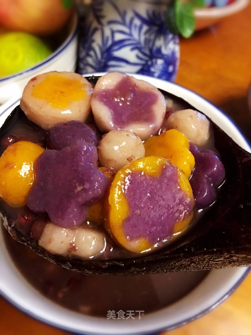 Red Bean Taro Balls Syrup recipe