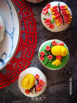 [tianjin] The Four Lucky Treasures of Creative Chinese White Pastry recipe