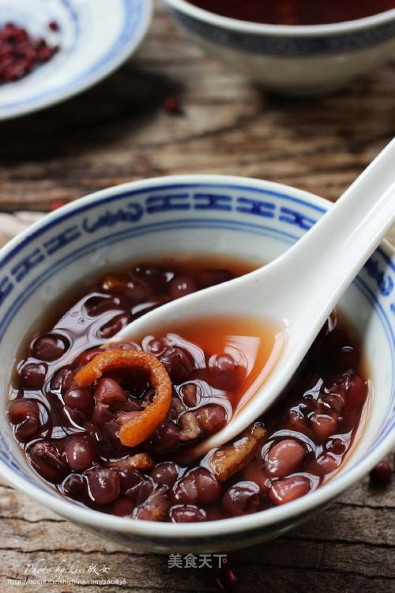 Luscious and Sweet---tangerine Peel and Red Bean Soup