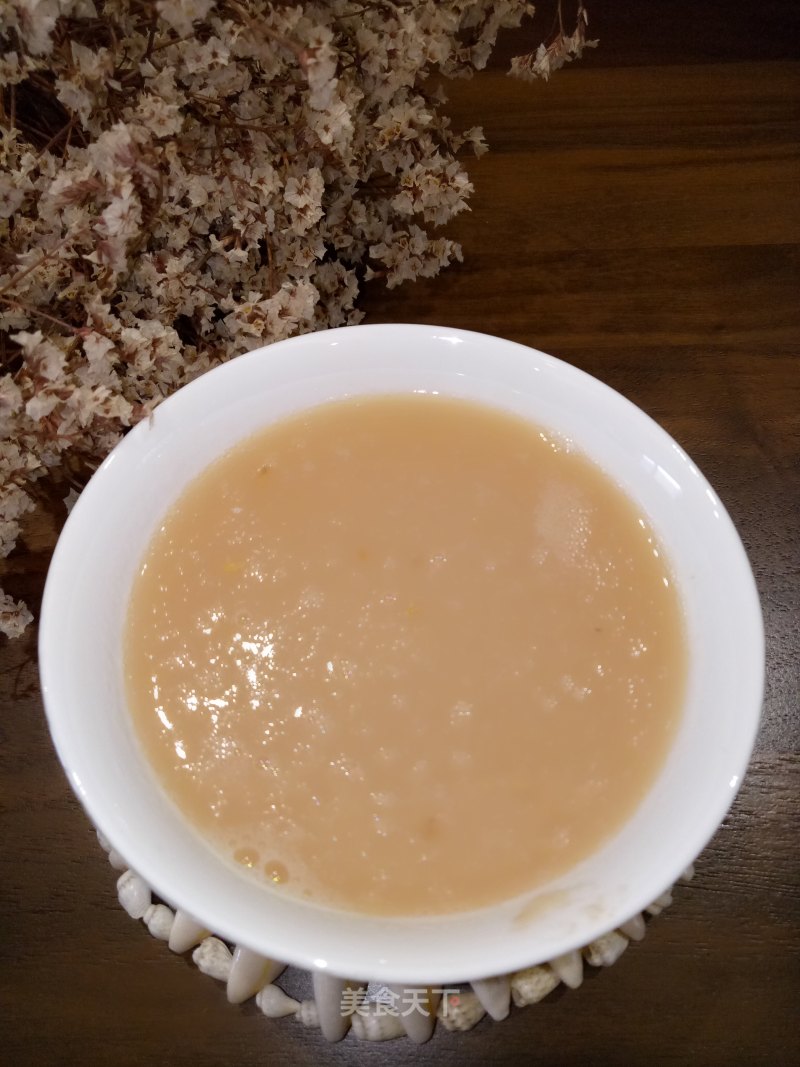 Baby Food Supplement Lotus Root and Autumn Pear Soup recipe