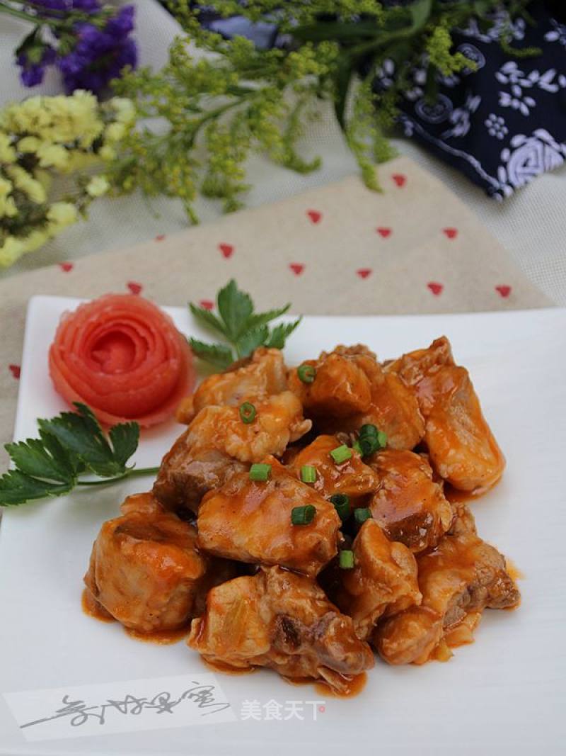 Grilled Pork Ribs with Tomato recipe