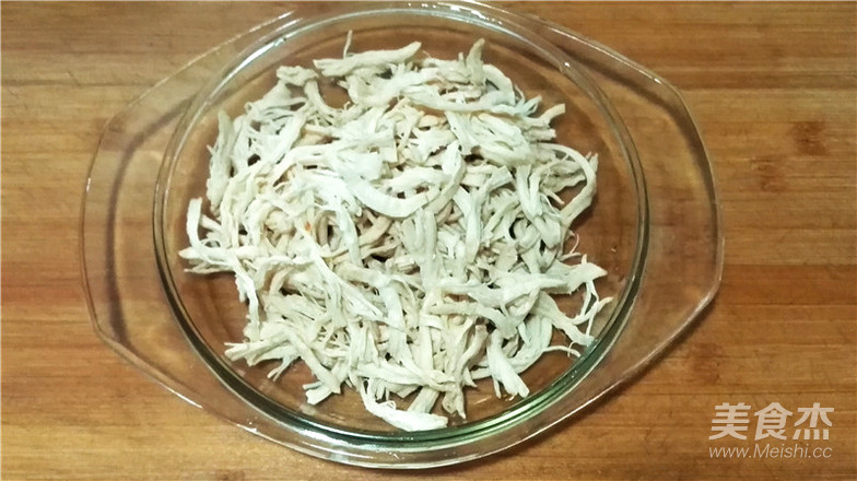 Yuba Mixed with Shredded Chicken recipe