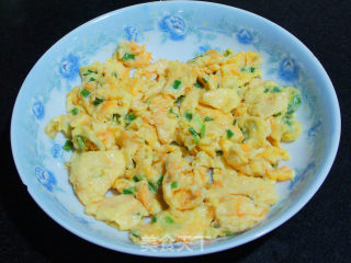 Scallion Carrot Shredded Egg recipe