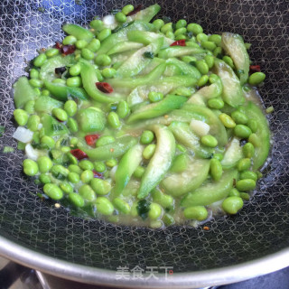 Edamame Roasted Loofah recipe