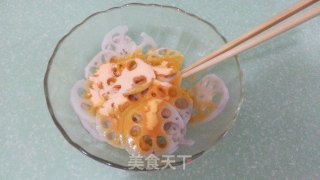 Orange Juice Lotus Root Slices recipe