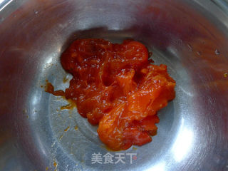 Rose Flower Persimmon Cake recipe