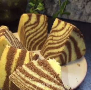 Zebra Print Chiffon Cake recipe