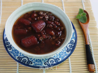【red Bean and Pigtail Soup】 recipe