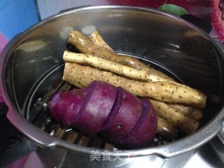 #四session Baking Contest and is Love to Eat Festival#purple Sweet Potato Yam Cheese Balls recipe